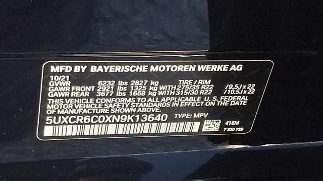 2022 BMW X5 xDrive40i