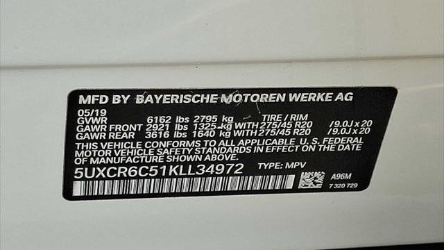 2019 BMW X5 xDrive40i