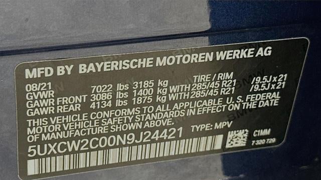 2022 BMW X7 xDrive40i