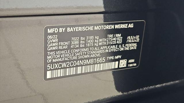 2022 BMW X7 xDrive40i