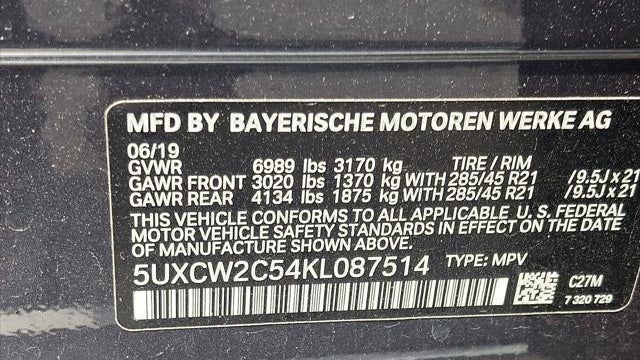 2019 BMW X7 xDrive40i
