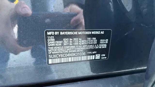 2022 BMW X6 xDrive40i