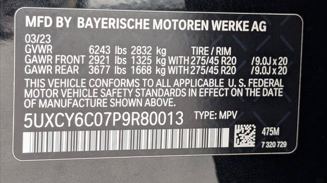 2023 BMW X6 xDrive40i