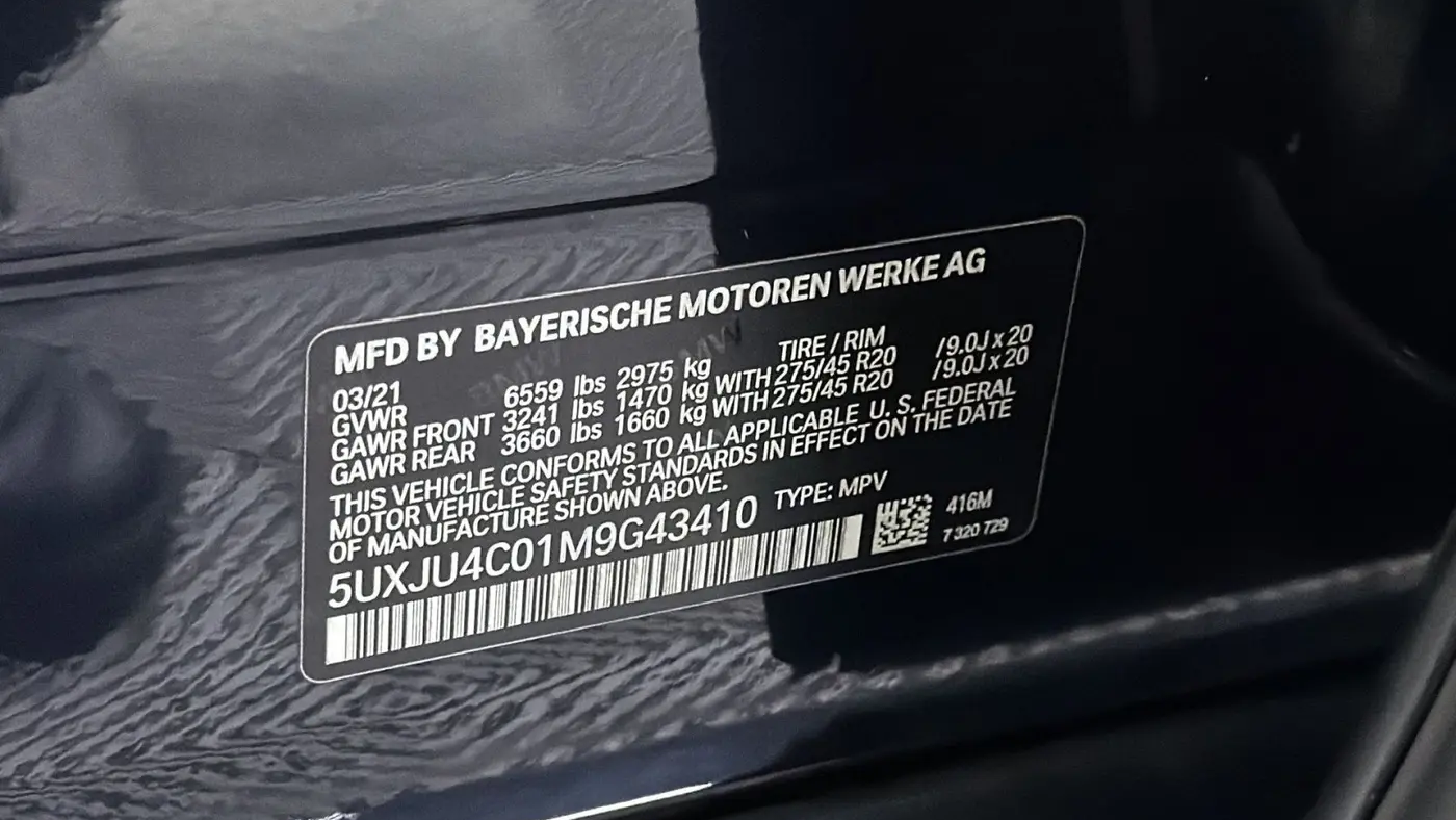 2021 BMW X5 M50i xDrive