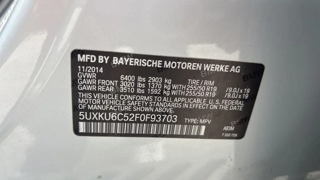 2015 BMW X6 xDrive50i