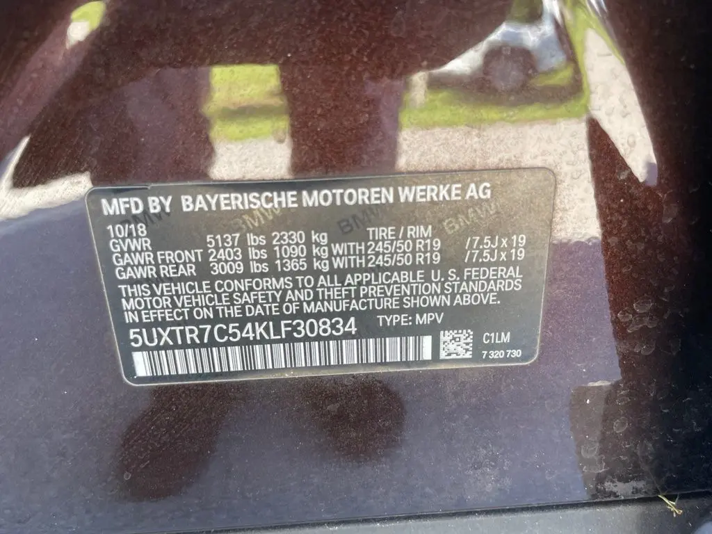 2019 BMW X3 - $13,985