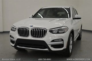 2019 BMW X3 with Alpine White Exterior