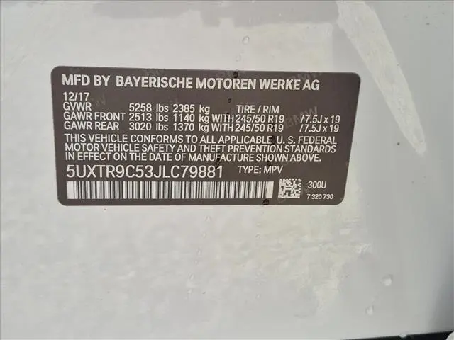 2018 BMW X3 - $14,650