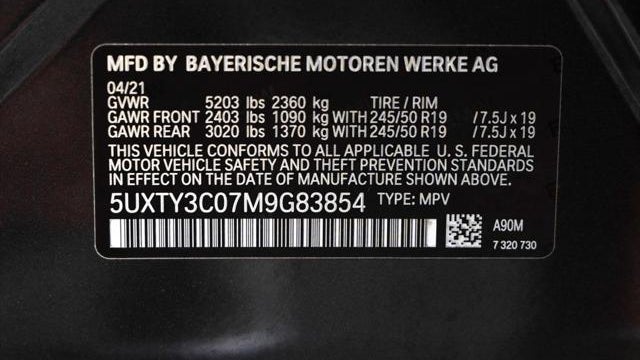 2021 BMW X3 sDrive30i