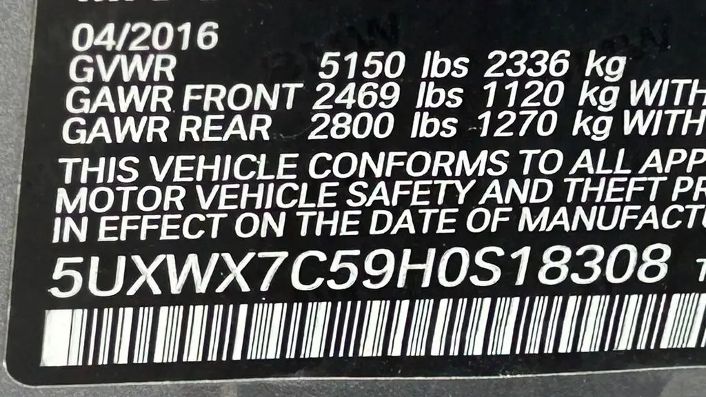 2017 BMW X3 xDrive35i