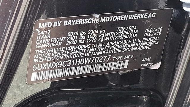 2017 BMW X3 xDrive28i