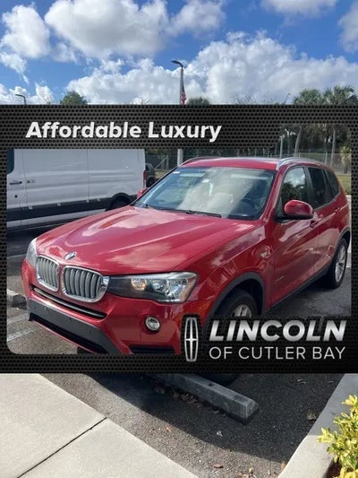 2017 BMW X3 AWD Xdrive28i 4DR SUV