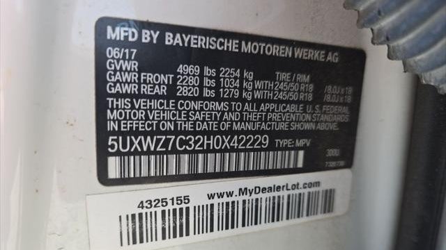 2017 BMW X3 sDrive28i