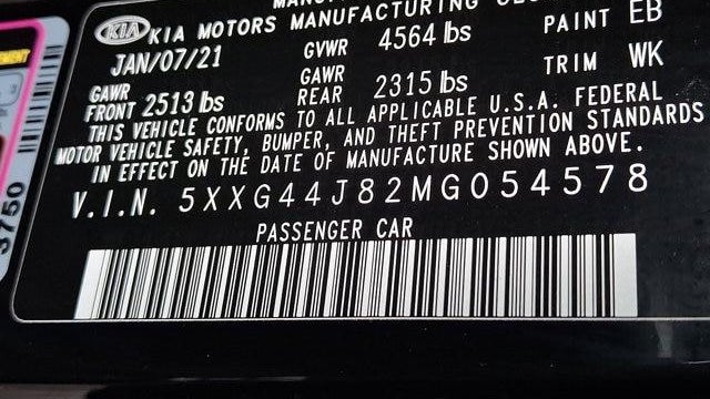 2021 Kia K5 GT