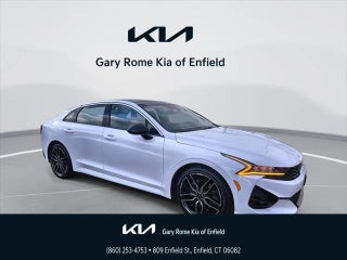 2024 Kia K5 with Glacial White Pearl Exterior