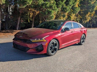 2022 Kia K5 with Passion Red Exterior