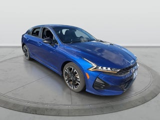 2022 Kia K5 with Sapphire Blue Exterior