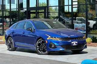 2022 Kia K5 with Sapphire Blue Exterior