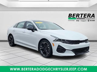 2023 Kia K5 with Glacial White Pearl Exterior