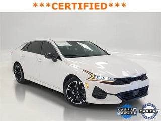 2024 Kia K5 with Glacial White Pearl Exterior