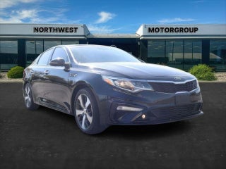 2020 Kia Optima with Ebony Black Exterior