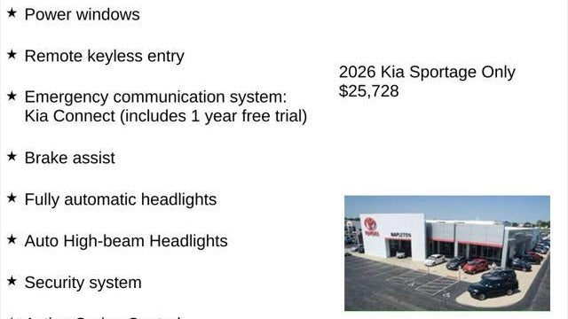 Preowned 2026 Kia Sportage LX for Sale