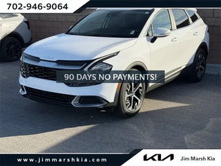 2023 Kia Sportage with Glacial White Pearl Exterior