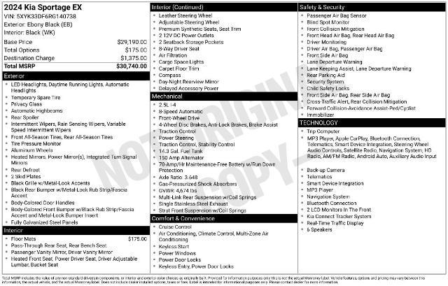 2024 Kia Sportage - $24,373