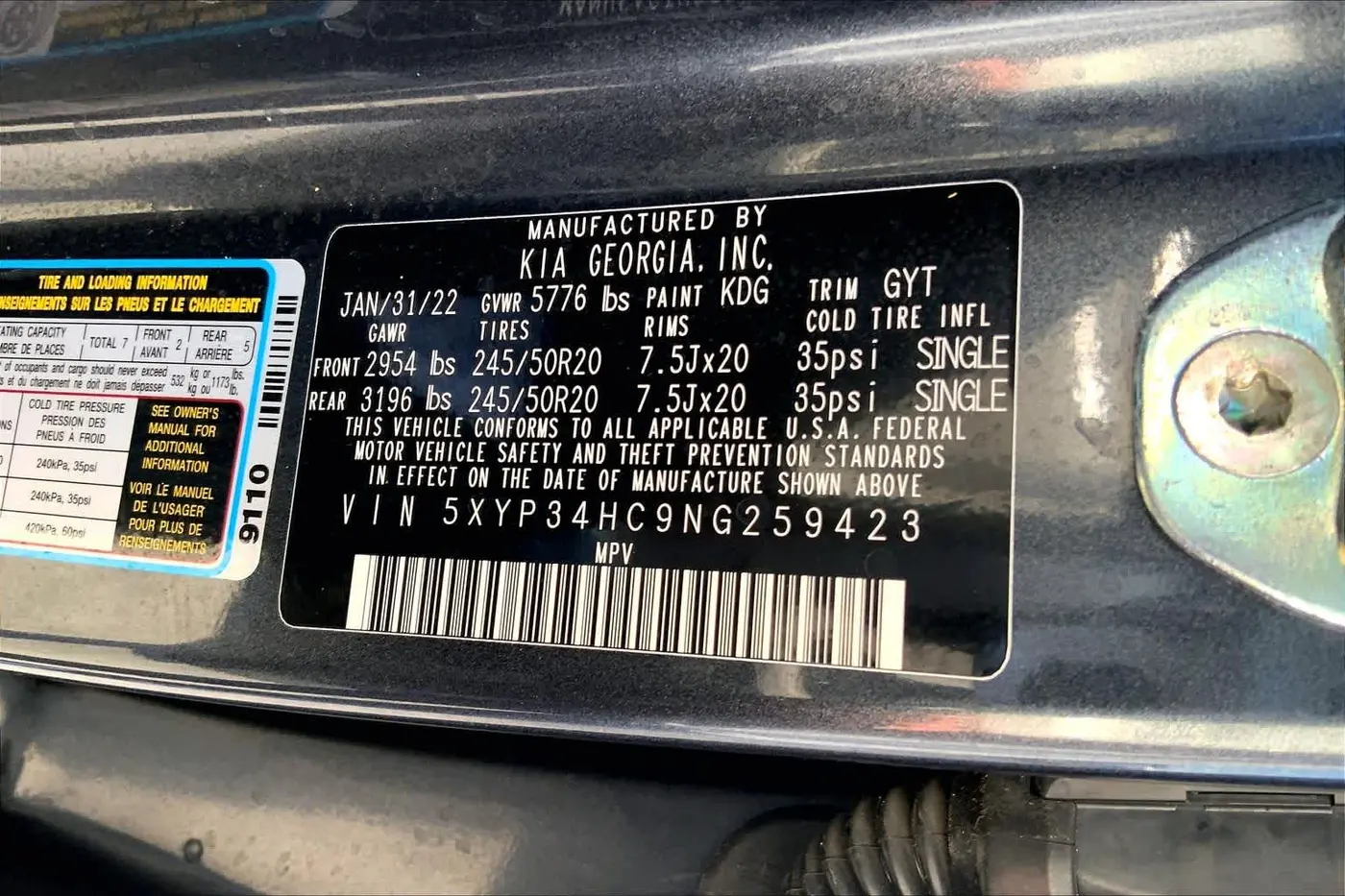 2022 Kia Telluride - $25,895