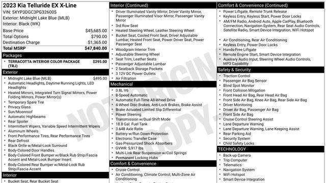 2023 Kia Telluride EX X-Line