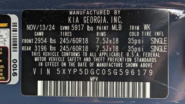 2025 Kia Telluride SX