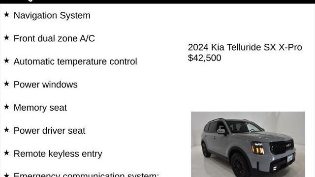 2024 Kia Telluride SX X-Pro