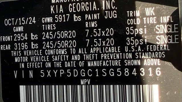 2025 Kia Telluride SX