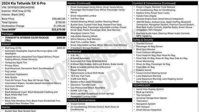 2024 Kia Telluride SX