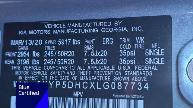 2020 Kia Telluride SX