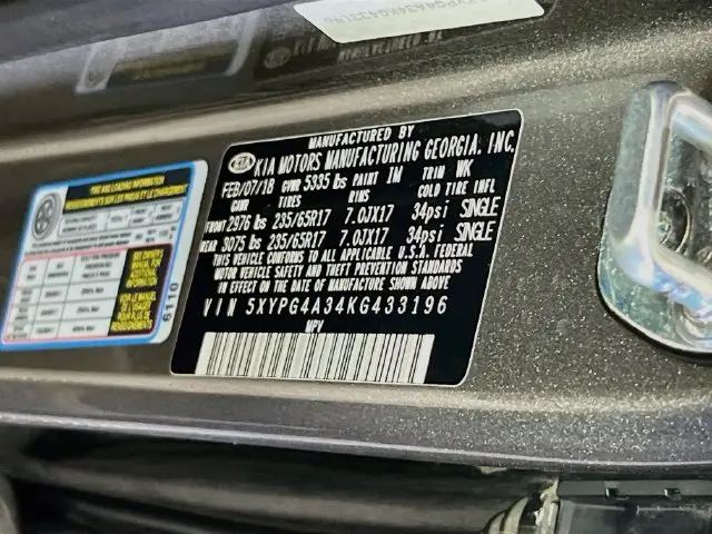 2019 Kia Sorento - $12,500