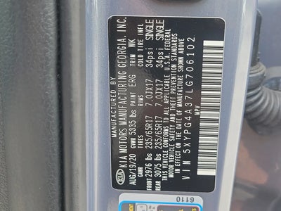 2020 Kia Sorento LX 4DR SUV
