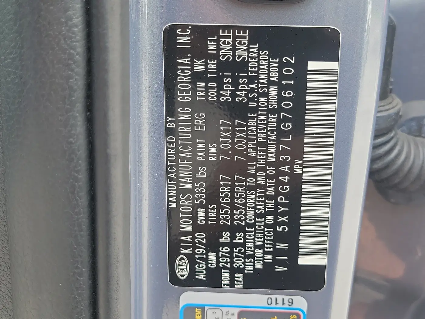 2020 Kia Sorento - $13,990