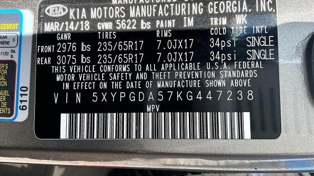 2019 Kia Sorento S V6