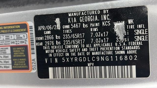 2022 Kia Sorento LX