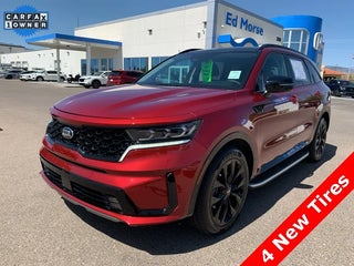 2021 Kia Sorento with Passion Red Tintcoat Exterior