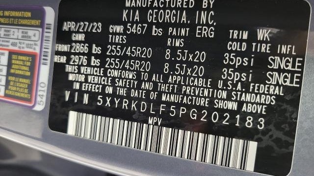 2023 Kia Sorento SX