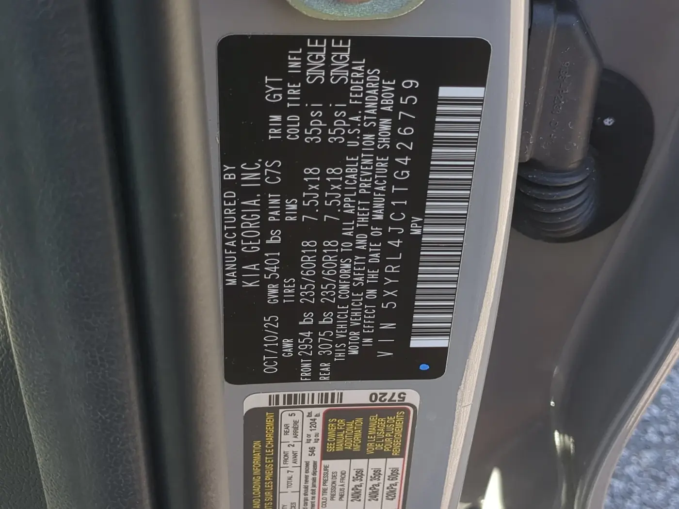 2026 Kia Sorento - $32,500