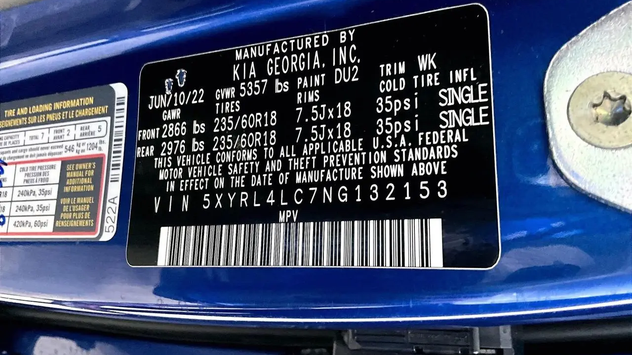 2022 Kia Sorento S