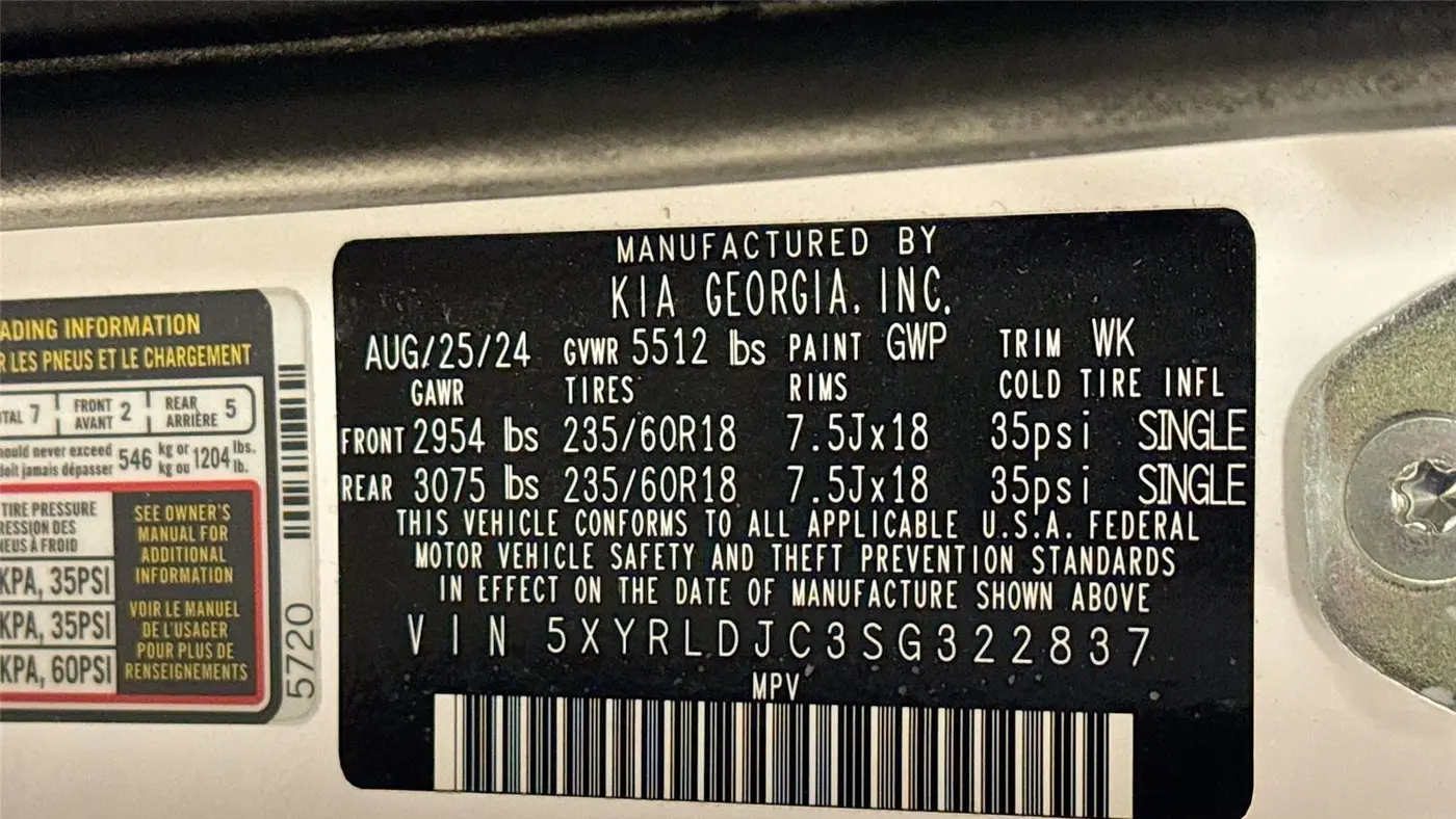 2025 Kia Sorento S