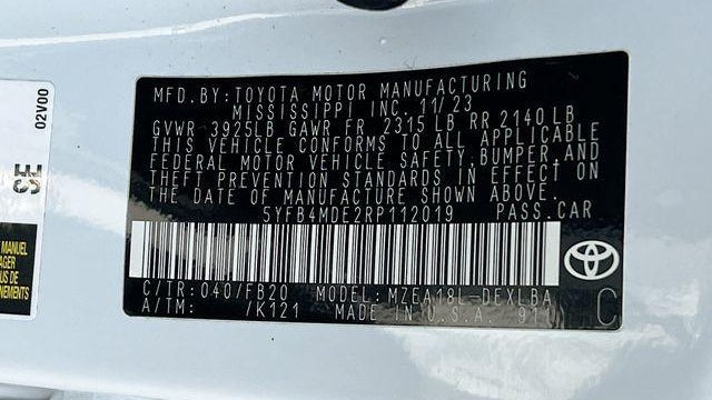 2024 Toyota Corolla LE