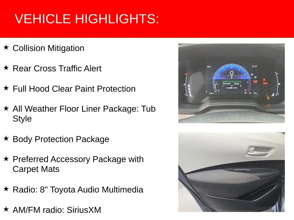 2026 Toyota Corolla - $22,563