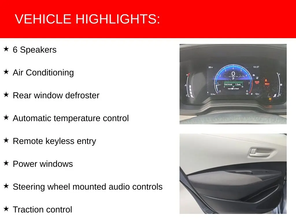 2026 Toyota Corolla - $22,563
