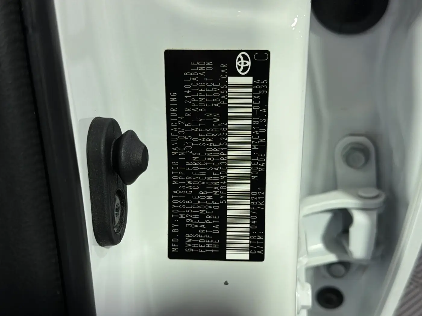 2024 Toyota Corolla - $18,250