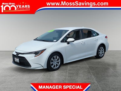 2025 Toyota Corolla LE 4DR Sedan